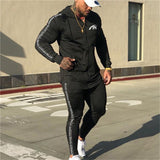 FRMARO 2019 Men Sportswear Hoodies Pants Set Autumn Track Suit Clothes Casual Tracksuit Men Sweatshirts Male Joggers Streetwear