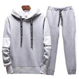 Men Two Pieces Set New Fashion Hooded Sweatshirts Sportswear Men Tracksuit Hoodie Autumn Men Brand Clothes Hoodies+Pants Sets