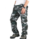 Camouflage Pants Men Casual Camo Cargo Trousers Hip Hop Joggers Streetwear Military Tactical Pants