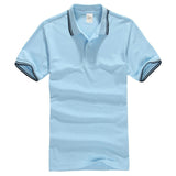 2018 PDTXCLS Men's Polo Shirt For Men Desiger Polos Men Cotton Short Sleeve shirt Clothes jerseys golftennis Plus Size XS- XXXL